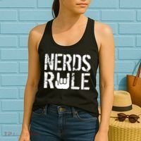 Nerds Rule Women's Tank Top thumb 2