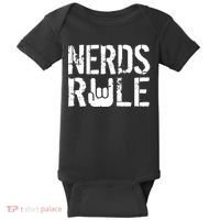 Nerds Rule Baby Bodysuit thumb 0