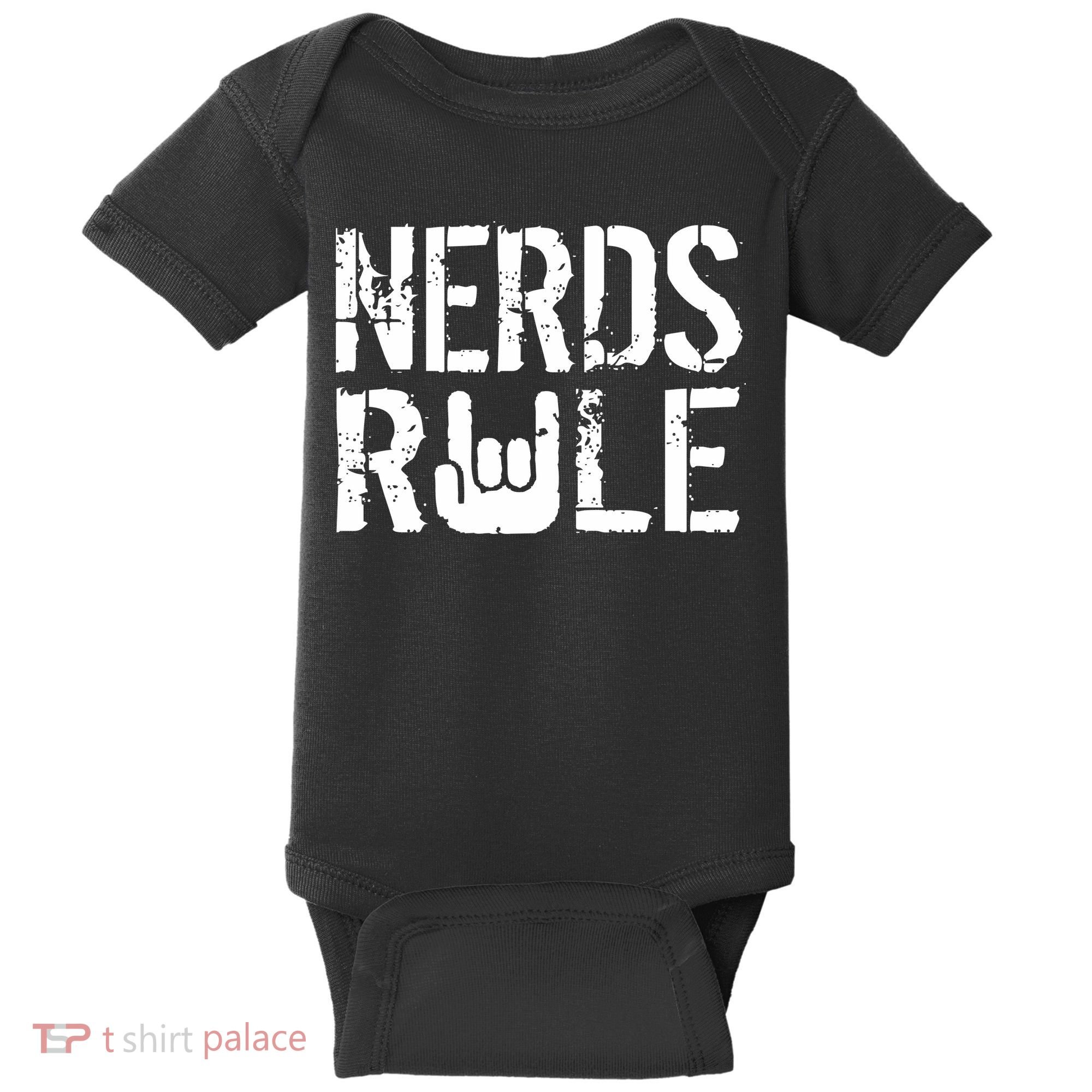 Nerds Rule Baby Bodysuit