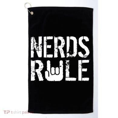 Nerds Rule Golf Towel