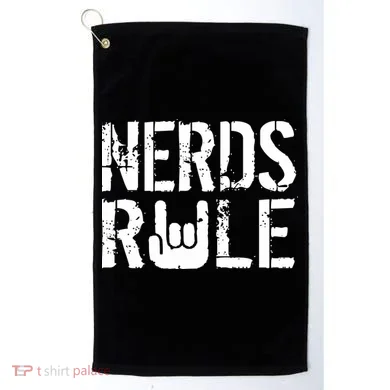 Nerds Rule Golf Towel