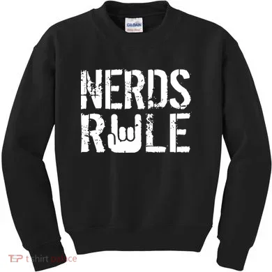 Nerds Rule Kids Sweatshirt