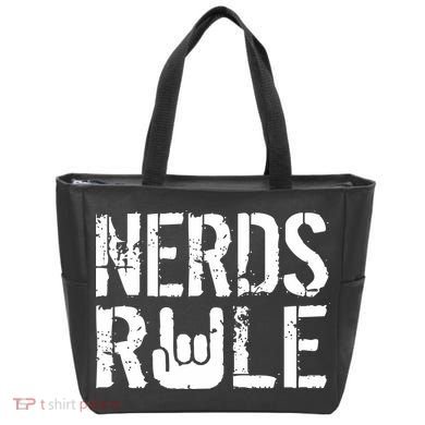 Nerds Rule Tote Bag