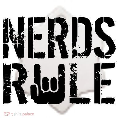 Nerds Rule Ceramic Ornament