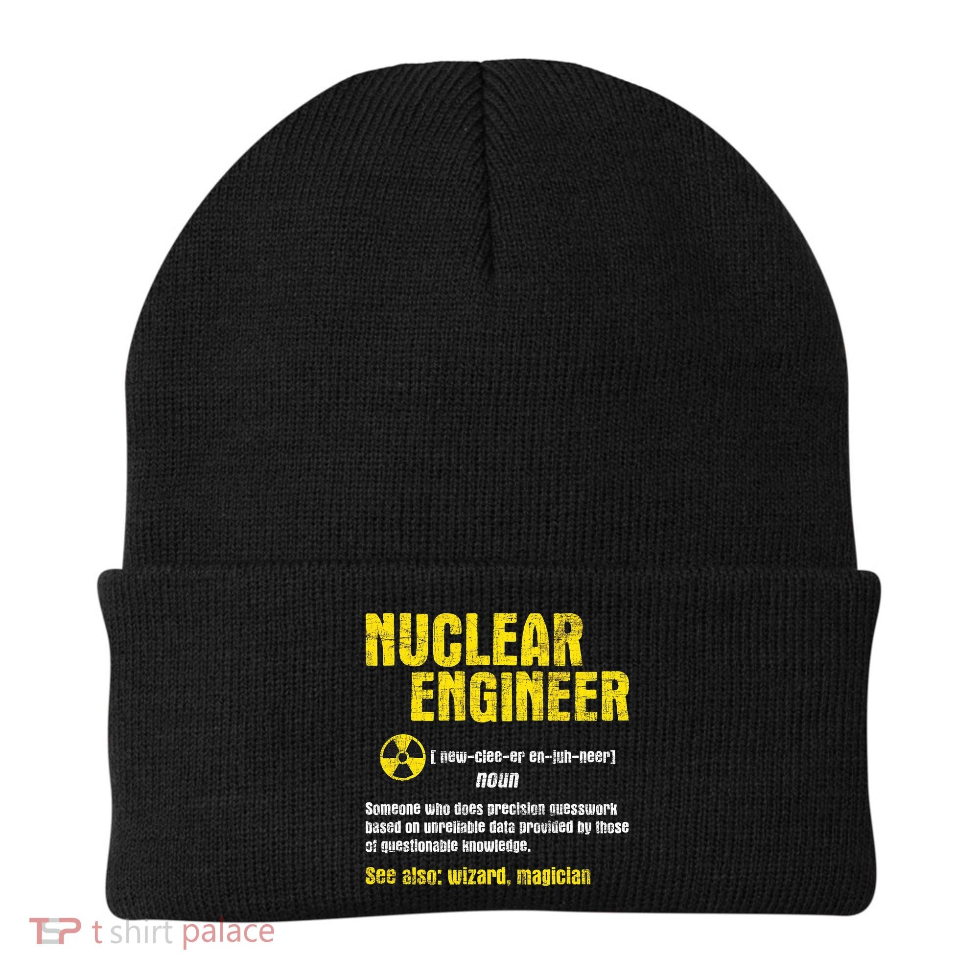 Nuclear Engineer Science Energy Engineering Radioactive Beanie