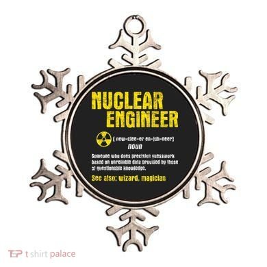 Nuclear Engineer Science Energy Engineering Radioactive Ornament