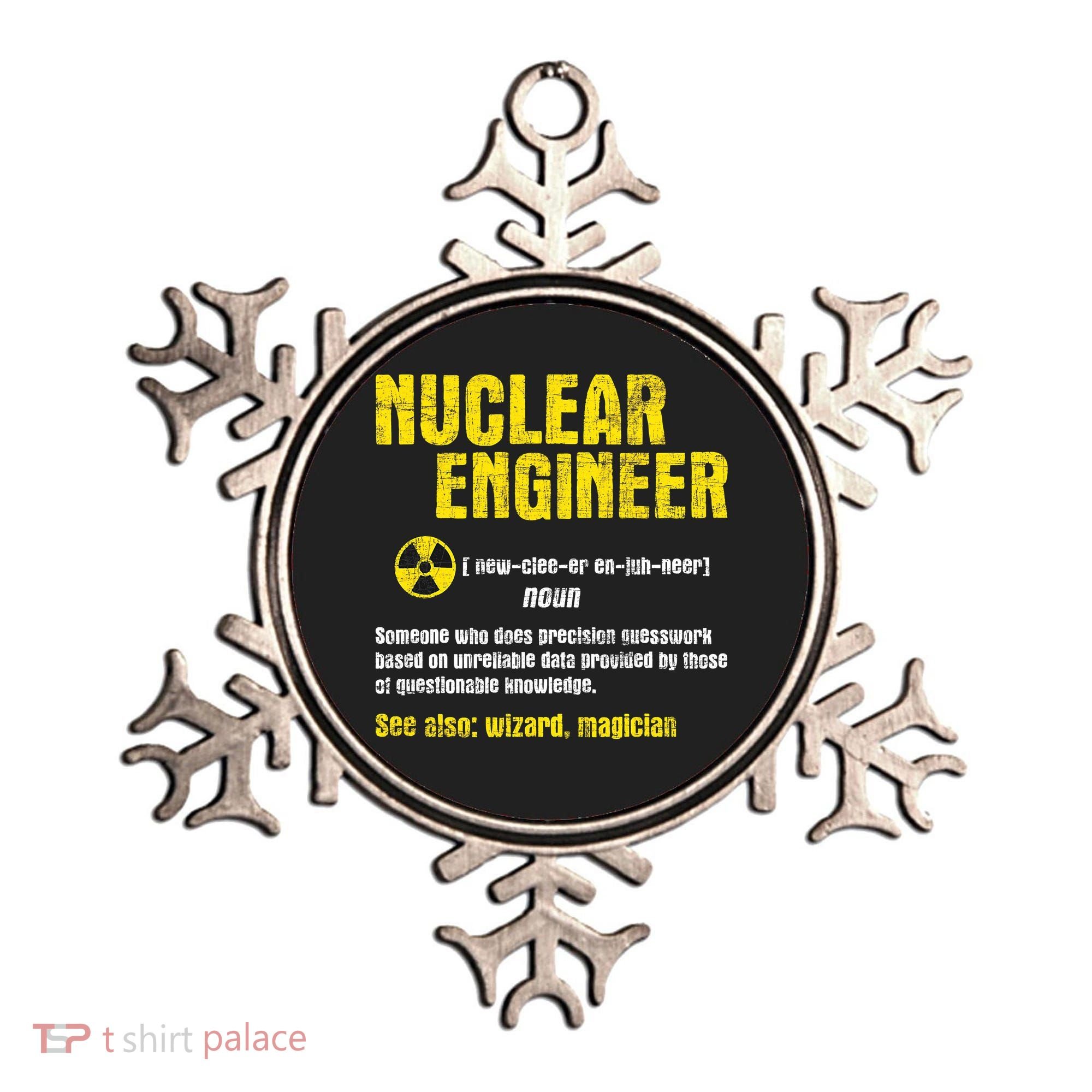 Nuclear Engineer Science Energy Engineering Radioactive Ornament