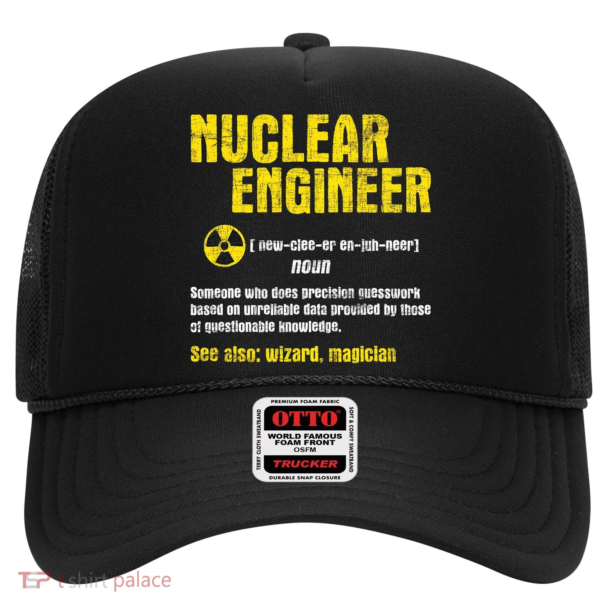 Nuclear Engineer Science Energy Engineering Radioactive Hat