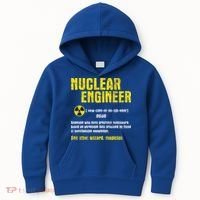 Nuclear Engineer Science Energy Engineering Radioactive Kids Hoodie thumb 0