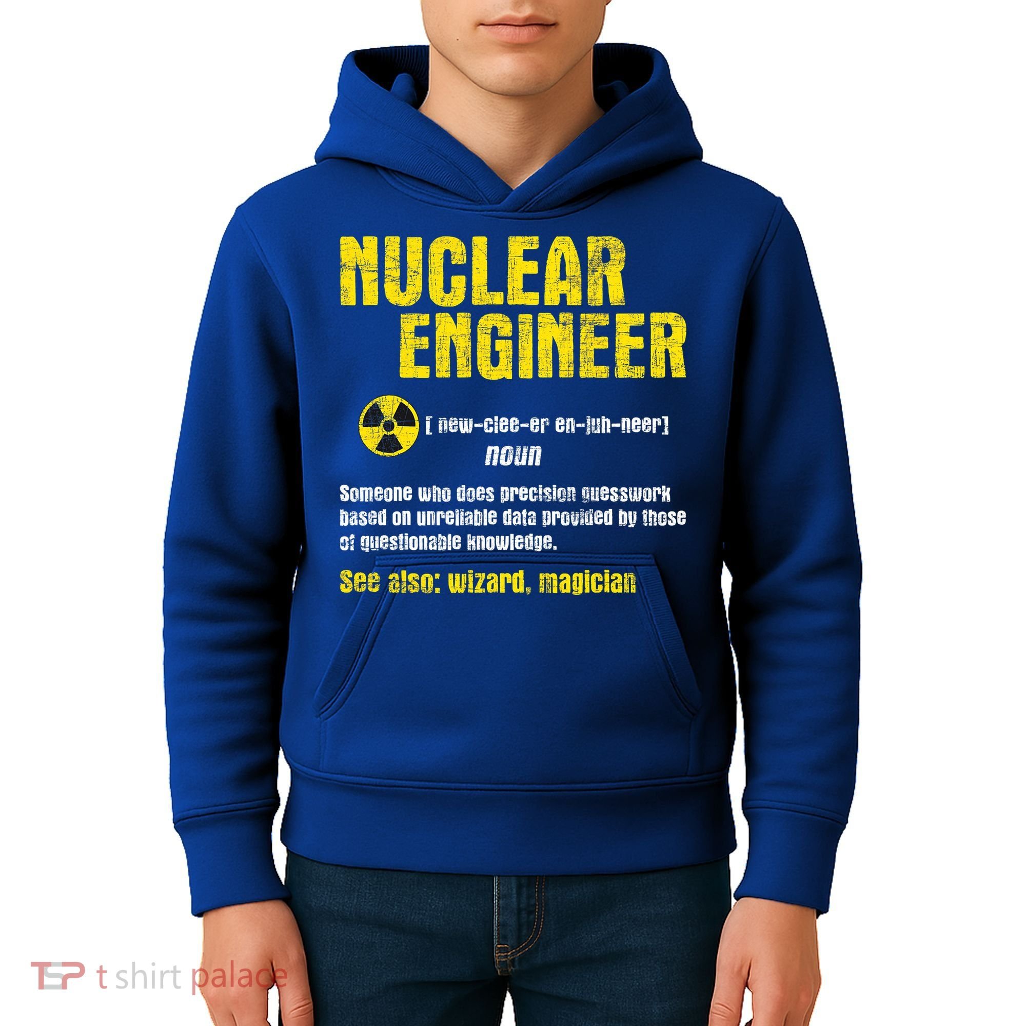 Nuclear Engineer Science Energy Engineering Radioactive Kids Hoodie