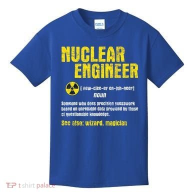 Nuclear Engineer Science Energy Engineering Radioactive Kids T-Shirt