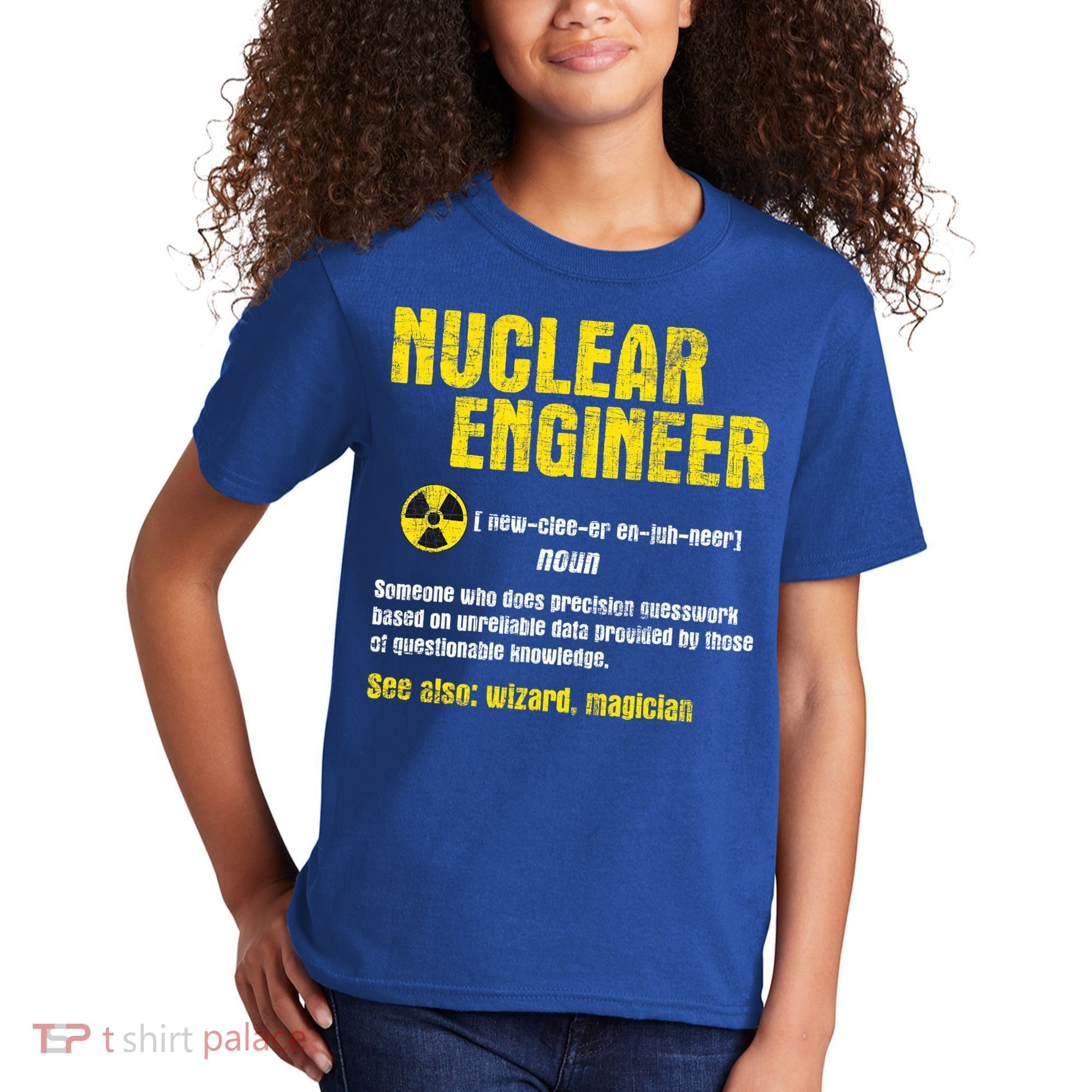 Nuclear Engineer Science Energy Engineering Radioactive Kids T-Shirt