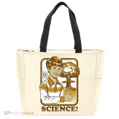 Nuclear Explosion Science Funny Vintage Tote Bag