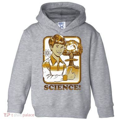 Nuclear Explosion Science Funny Vintage Toddler Hoodie