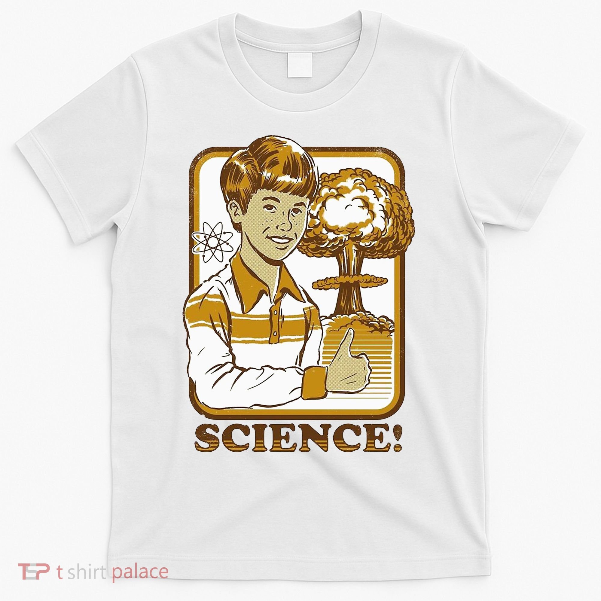 Nuclear Explosion Science Funny Vintage T-Shirt