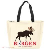 Norway Elk Troll Myths Flag Mountain Travel Tote Bag thumb 0