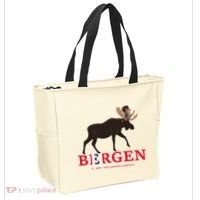 Norway Elk Troll Myths Flag Mountain Travel Tote Bag thumb 2