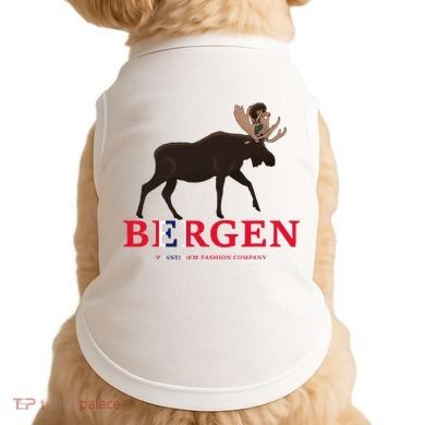 Norway Elk Troll Myths Flag Mountain Travel Doggie Tank