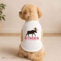 Norway Elk Troll Myths Flag Mountain Travel Doggie Tank thumb 2