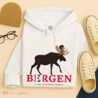 Norway Elk Troll Myths Flag Mountain Travel Hoodie thumb 4