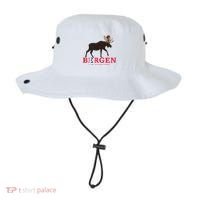 Norway Elk Troll Myths Flag Mountain Travel Bucket Hat thumb 0