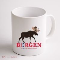 Norway Elk Troll Myths Flag Mountain Travel Coffee Mug thumb 1