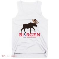 Norway Elk Troll Myths Flag Mountain Travel Tank Top thumb 0