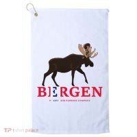Norway Elk Troll Myths Flag Mountain Travel Golf Towel thumb 0