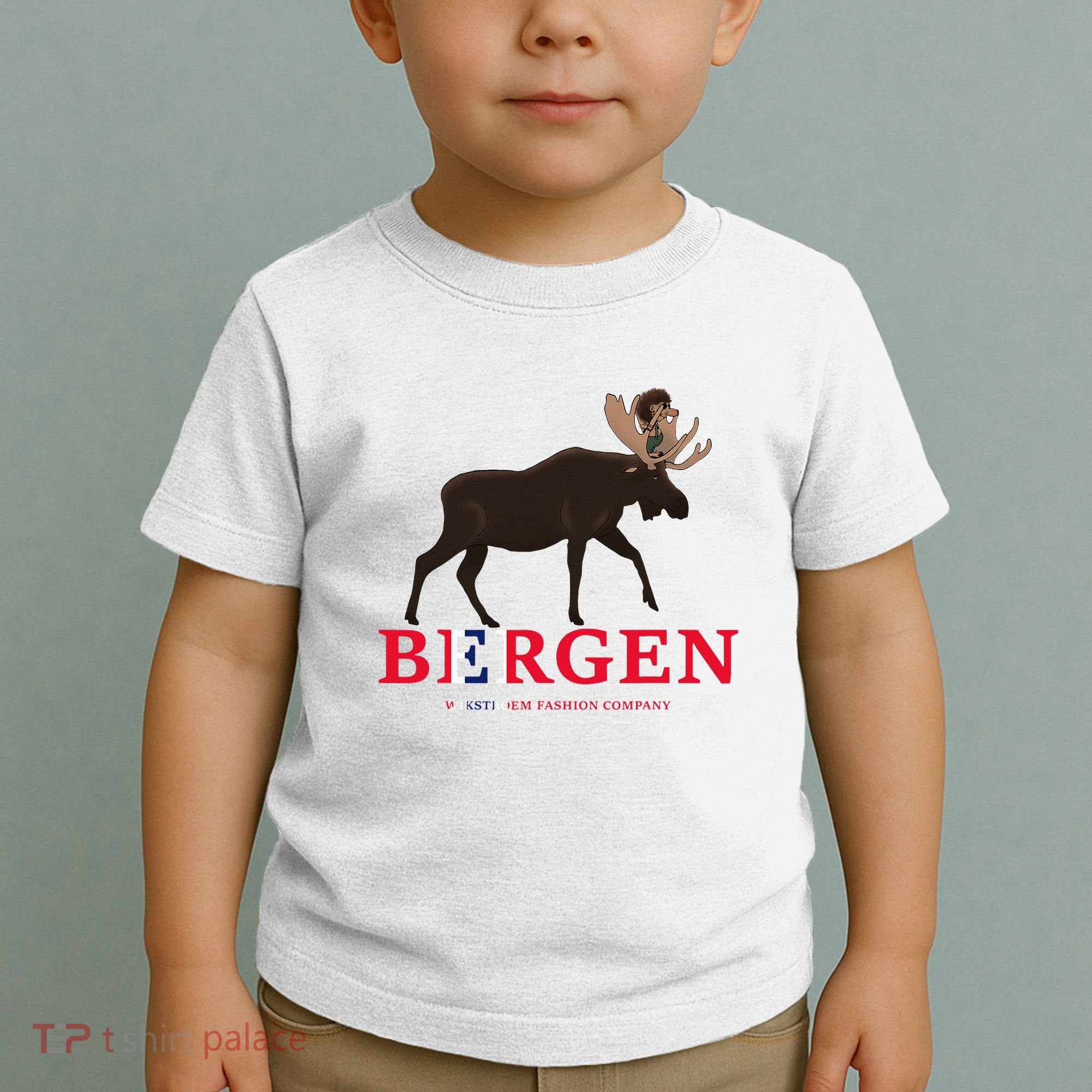 Norway Elk Troll Myths Flag Mountain Travel Toddler T-Shirt