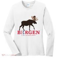 Norway Elk Troll Myths Flag Mountain Travel Women's Long Sleeve Shirt thumb 0