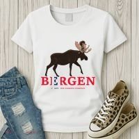Norway Elk Troll Myths Flag Mountain Travel Women's T-Shirt thumb 3