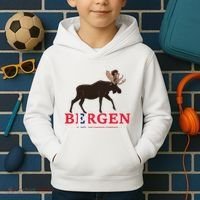 Norway Elk Troll Myths Flag Mountain Travel Kids Hoodie thumb 2