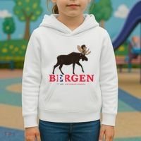 Norway Elk Troll Myths Flag Mountain Travel Kids Hoodie thumb 3