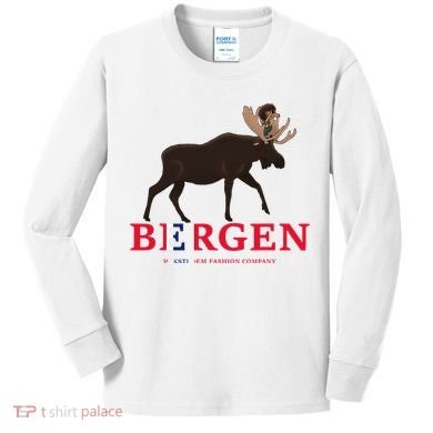 Norway Elk Troll Myths Flag Mountain Travel Kids Long Sleeve Shirt