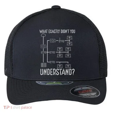 Network Engineer Tool Funny Network Engineering Flexfit Unipanel Trucker Cap