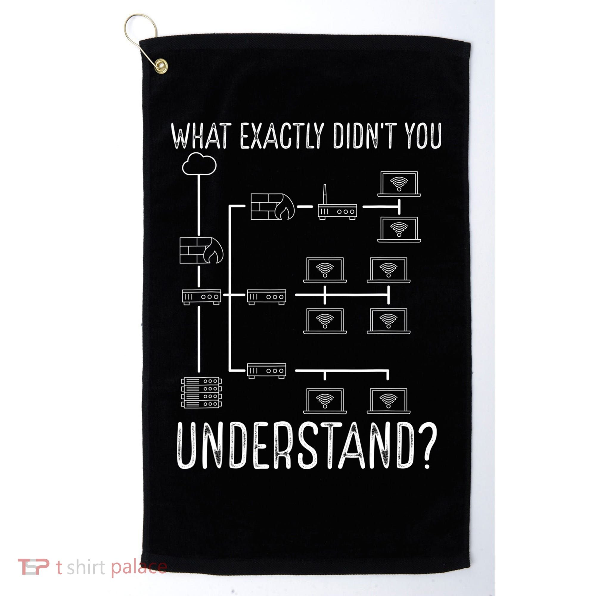 Network Engineer Tool Funny Network Engineering Golf Towel