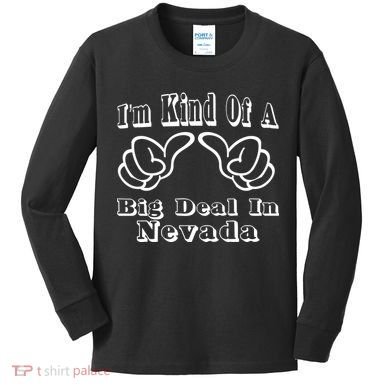 Nevada Big Deal Kids Long Sleeve Shirt
