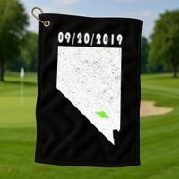 Nevada Storm Area 51 Golf Towel thumb 1