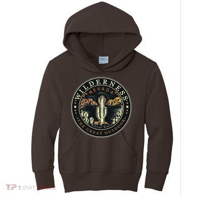 Nevada Wilderness Silver State Kids Hoodie