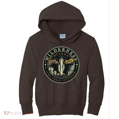 Nevada Wilderness Silver State Kids Hoodie