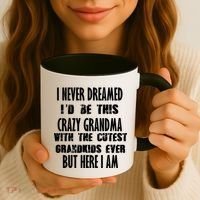 Never Dreamed I'd Be A Crazy Grandma Coffee Mug thumb 3