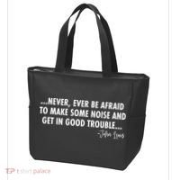 Never Ever Be Afraid John Lewis Quote Tribute Tote Bag thumb 3