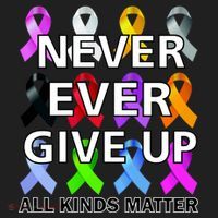 Never Ever Give Up All Kinds Matter Awareness Beanie thumb 2
