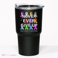 Never Ever Give Up All Kinds Matter Awareness Tumbler thumb 0