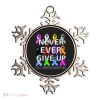 Never Ever Give Up All Kinds Matter Awareness Ornament thumb 0