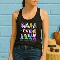 Never Ever Give Up All Kinds Matter Awareness Women's Tank Top thumb 2