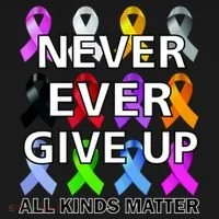 Never Ever Give Up All Kinds Matter Awareness Toddler Hoodie thumb 2