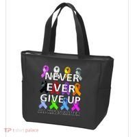 Never Ever Give Up All Kinds Matter Awareness Tote Bag thumb 3
