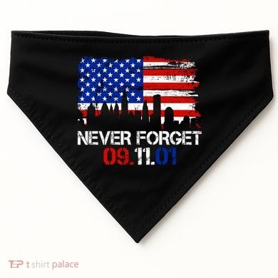 Never Forget 09.11.01 USA-Made Doggie Bandana