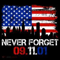 Never Forget 09.11.01 USA-Made Doggie Bandana thumb 2